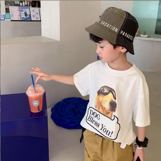 子供服夏服★男の子半袖Tシャツ★ファッショ半袖Tシャツ子供夏服★潮流子供夏服★110-160