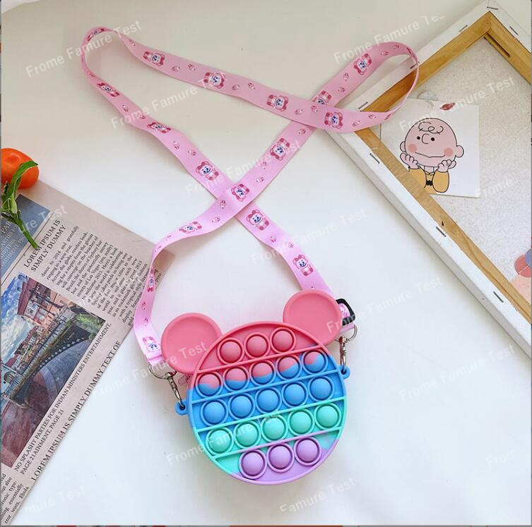 大人気 小銭入れおもちゃ プッシュポップキーボード 創意バッグ ins大人気★ファッションショルダーバッグ