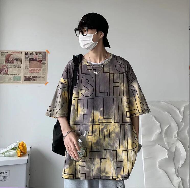韓国風  Tシャツ　メンズ半袖Tシャツ　　夏の新しい　　ファッション半袖★M-3X