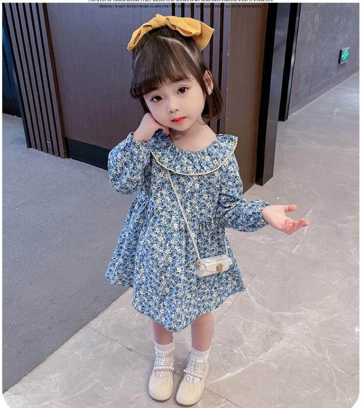 子供服春秋服★女の子ドレス★ファッションドレス子供春服★韓国風子供春服★80-130