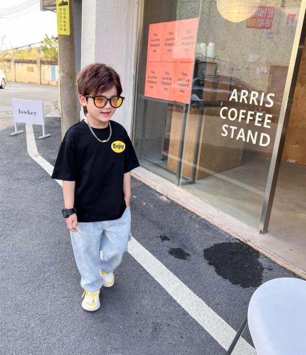 子供服夏服★男の子半袖Tシャツ ★ファッションTシャツ子供夏服★韓国風子供夏服★90-140