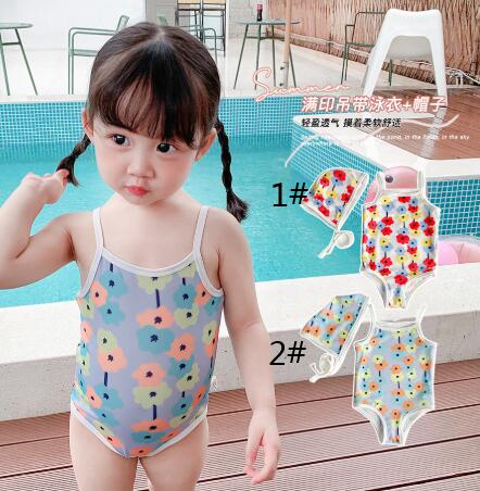 子供用アパレル　 水着　帽子付　80-130