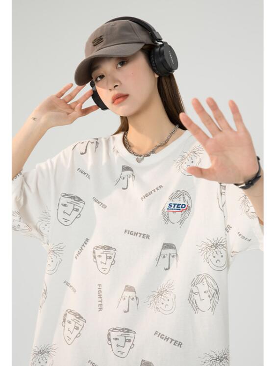 韓国風　レディース　半袖Tシャツ　新しい夏　カジュアル　ファッション半袖Tシャツ　★S-3XL