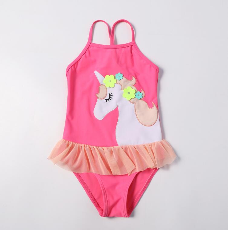 韓国風子供水着 キッズ 女の子 ベビー 子供用 オールインワン　連体水着 uvカット キッズ水着