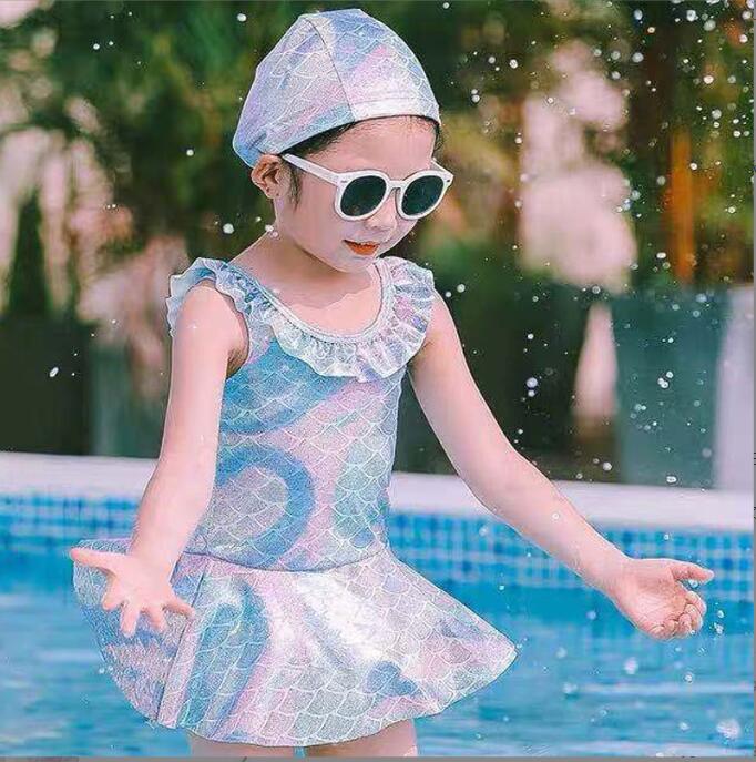 韓国風子供水着 キッズ 女の子 ベビー 子供用 オールインワン　連体水着 uvカット キッズ水着