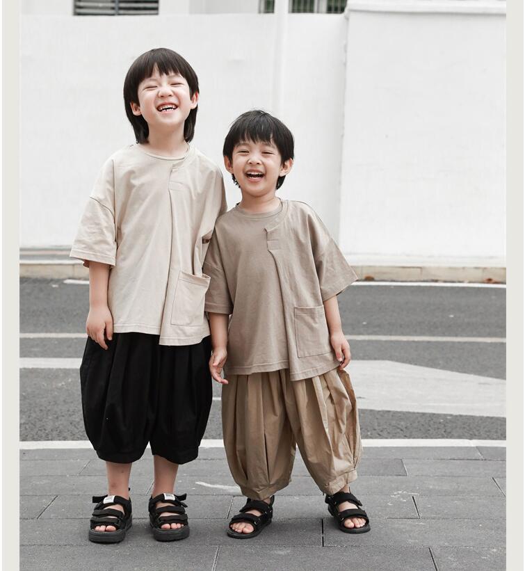 子供服夏服★男の子半袖Tシャツ★ファッションTシャツ子供服★韓国風子供夏服★80-140