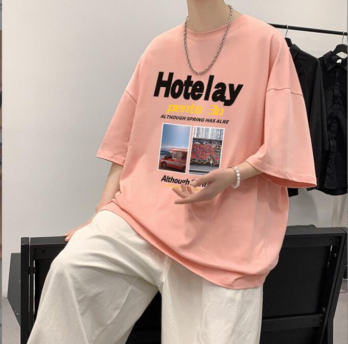 韓国風  Tシャツ　半袖Tシャツ　夏の新しい　スポーツウェア　ファッションTシャツ★S-5X