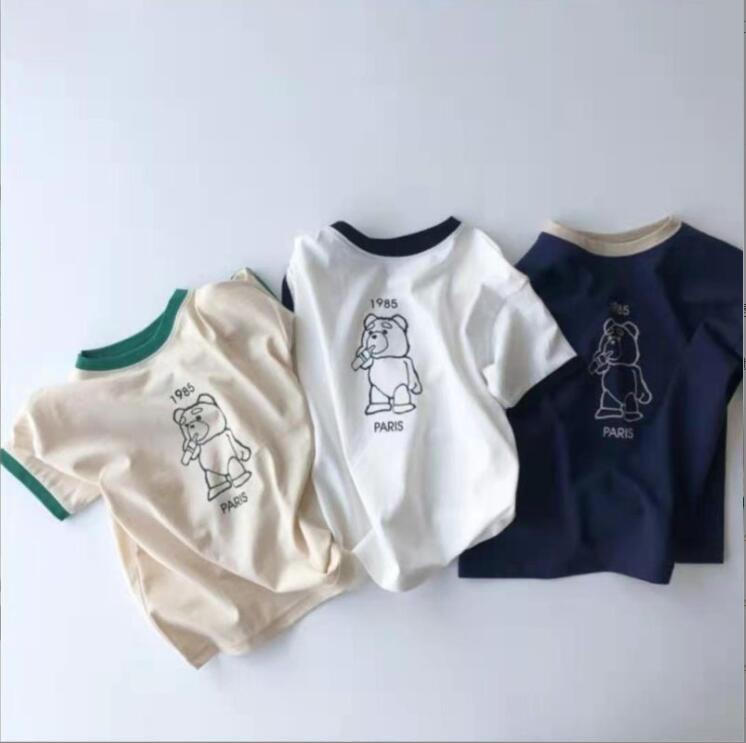 超人気韓国風ベビー服　夏半袖Tシャツ　　赤ちゃん Tシャツ，ファッションTシャツ★73-100