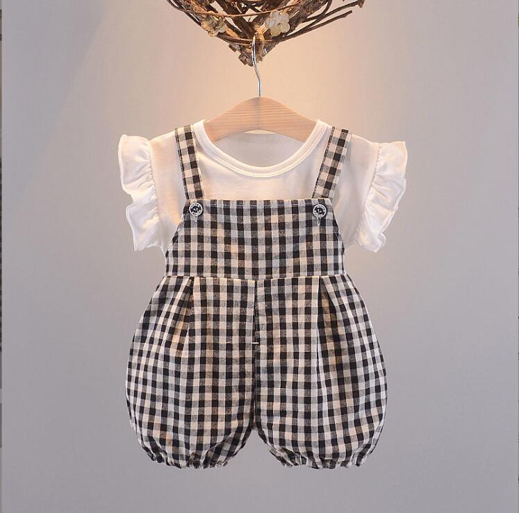 超人気韓国風ベビー服　夏半袖Tシャツ+パンツ　　赤ちゃん ，ファッション2点セット★66-110