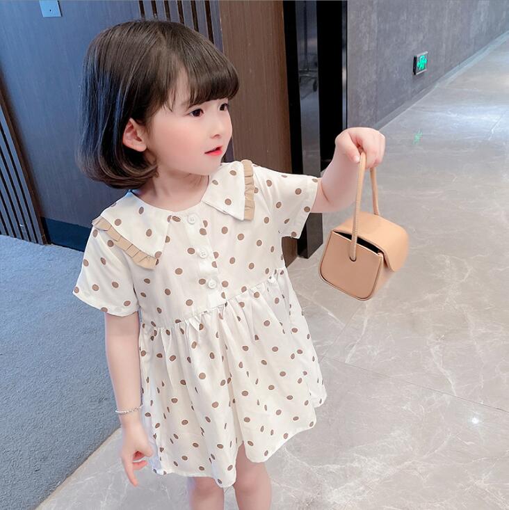 子供服夏服★女の子半袖ドレス★ファッションドレス★韓国風子供夏服★80-130