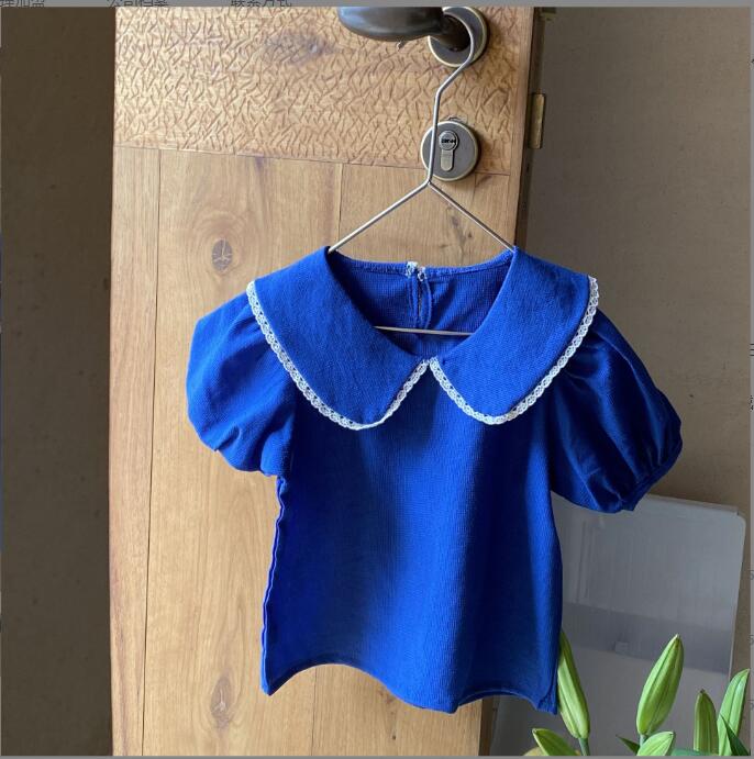 子供服夏服★女の子半袖Tシャツ★ファッションTシャツ★韓国風子供夏服★90-130