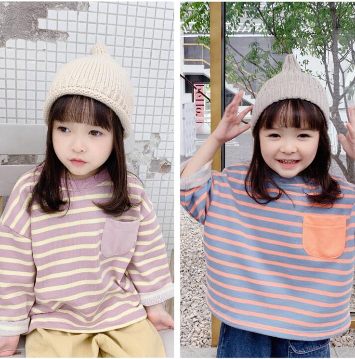 子供Tシャツ　キッズ服　春夏　ブラウス　 トップス　長袖　可愛い　ファッション