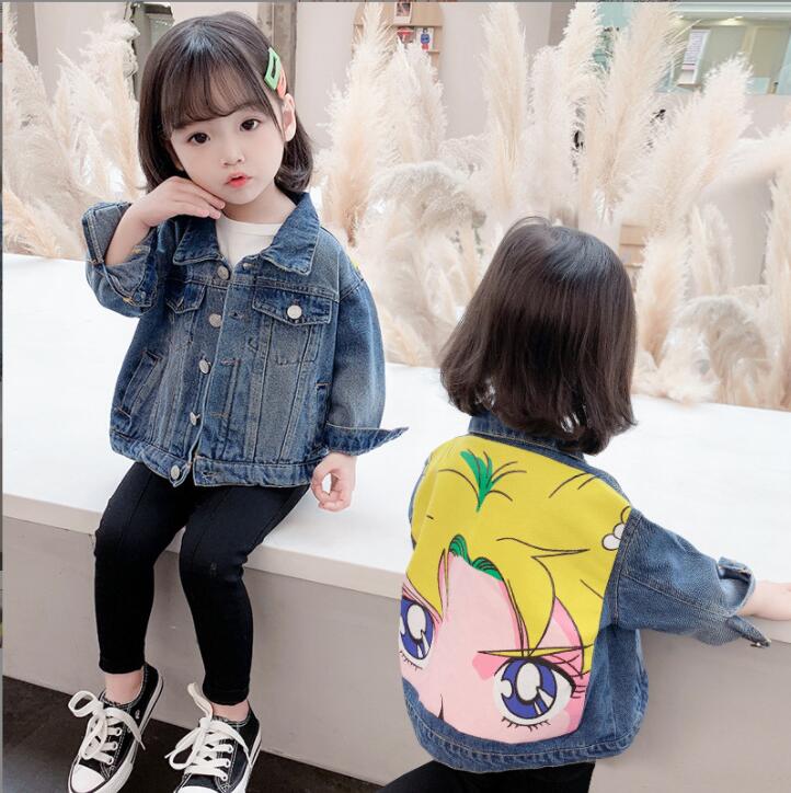 子供服 春と秋カウボーイコート  韓国風  女の子コート  子供ファッションコート ★80-130