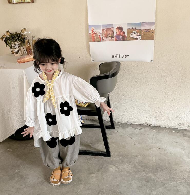 春秋ファッション★子供シャツ★子供長袖シャツ★可愛いオールマッチ★90-130