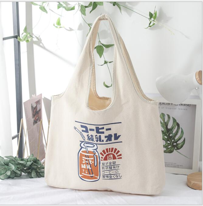 韓国風大容量ショルダーバッグ★ファッションキャンバスバッグ★ハンドバッグ★ エコバッグ