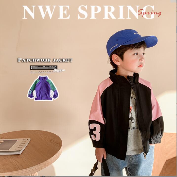 子供服春秋服★男の子ジャケット★ファッションジャケット子供春服★潮流子供春服★90-130