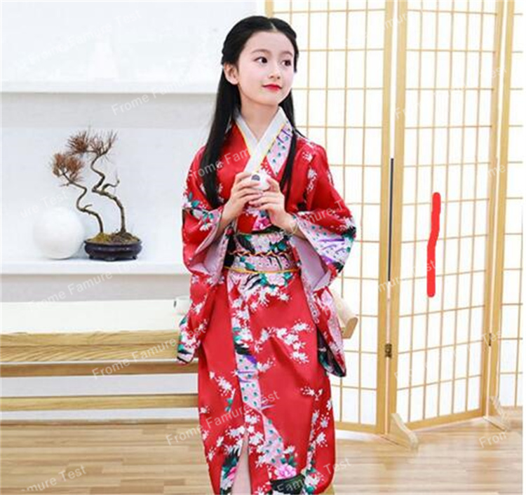 着物、コスプレ、浴衣、学生公演、フォトドレス、子供用、 花柄衣装 、コスプレ衣装、着物風