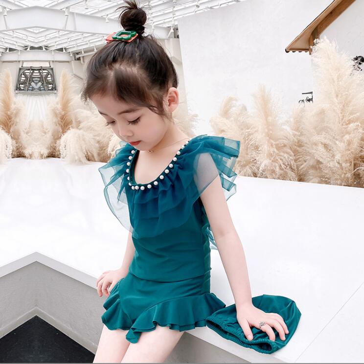 子供の水着 ワンピース 子供の水着 体型カバー オールインワン  水泳服 スイムウェア★S-XL