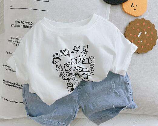 韓国風子供服★Tシャツ★ファッションキッズTシャツ　夏服★子供トップス★100－150