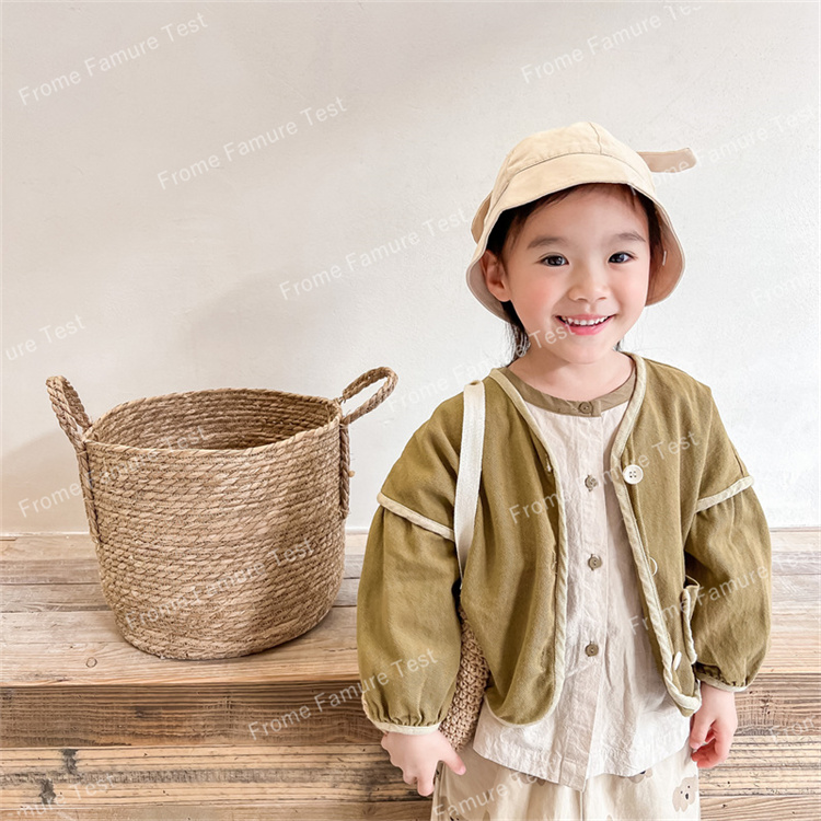 子供服　トップス　　コート　長袖　春着　キッズ服　男女兼用　韓国風　カーディガン