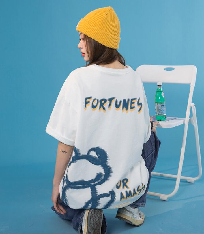 韓国風　レディース　半袖Tシャツ　新しい夏　カジュアル　ファッション半袖Tシャツ　★S-3XL
