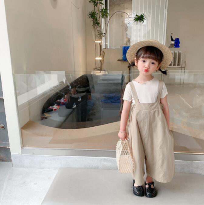 子供服春夏服★女の子サロペットパンツ★ファッションズボン★韓国風子供春夏服★80-130