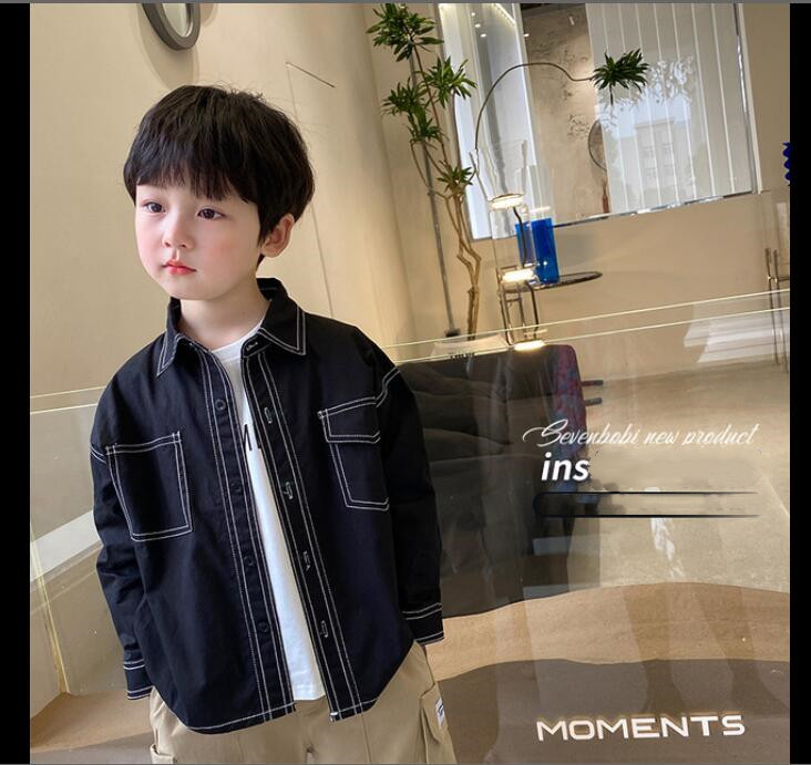 子供服 春と秋コート  韓国風 　男の子コートキッズ トップス ファッションコート ★90-140