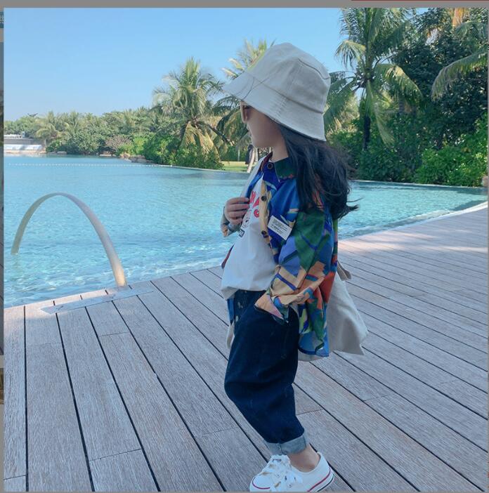 子供服春秋服★女の子シャツ★ファッションシャツ子供春服★潮流子供春服★90-140