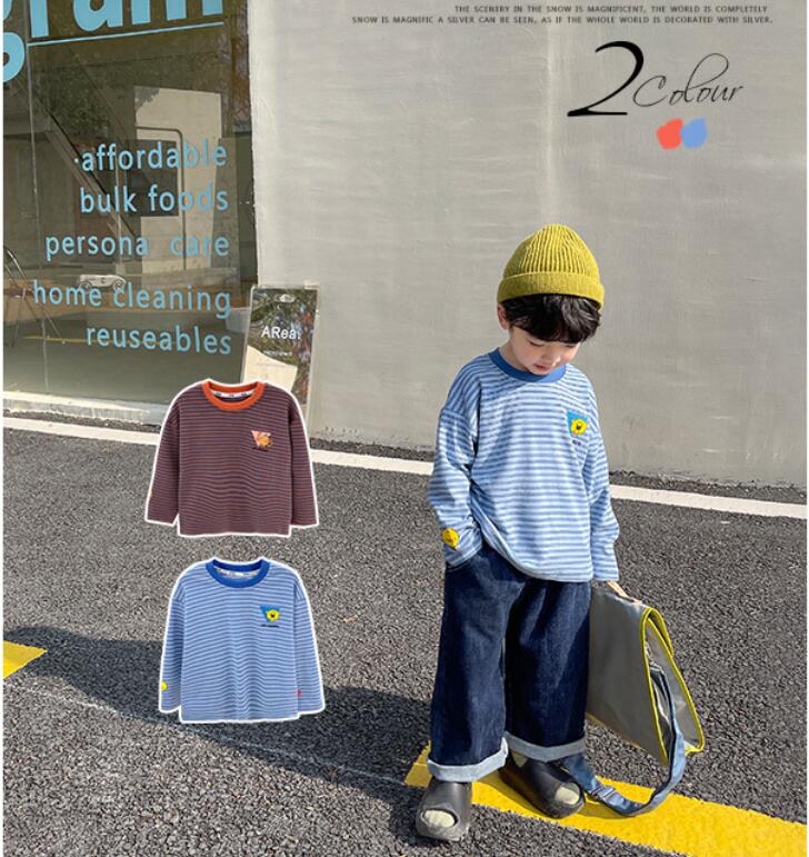 子供服春秋服★男の子Tシャツ★ファッションTシャツ子供服★潮流子供服★90-140