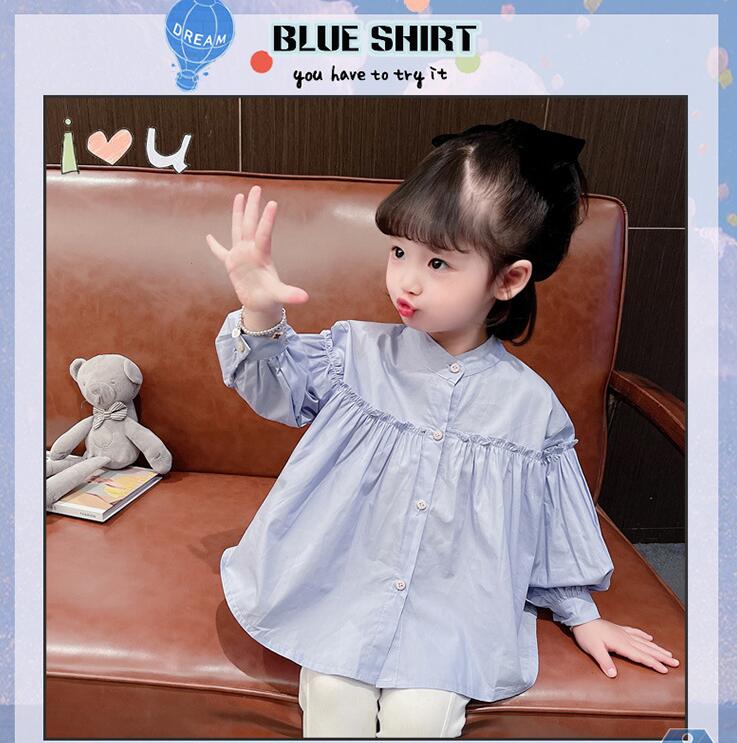子供服春秋服★女の子シャツ★ファッションシャツ子供春服★韓国風子供春服★80-130