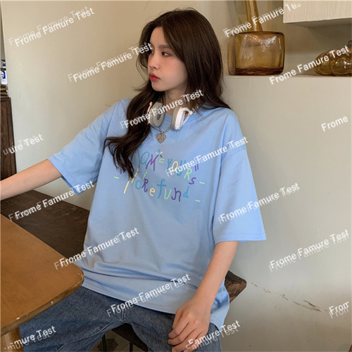 Tシャツ　　　　レディース　　　　ファッション　　春夏　　半袖   　韓国風