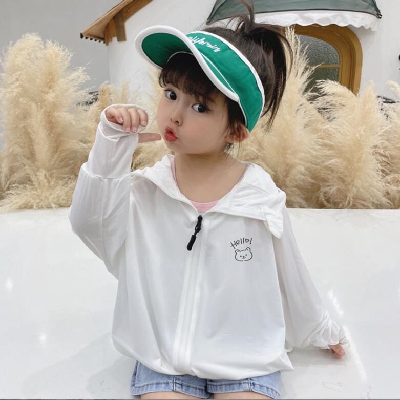 子供服　2022年春夏新作　トップス　日焼け防止服　カーディガン　ブラウス