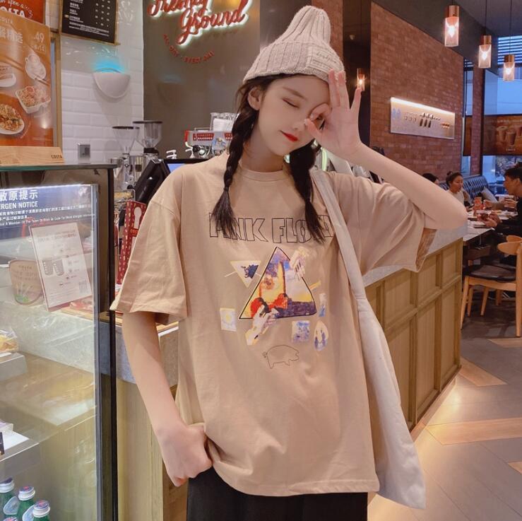韓国風　レディース　半袖Tシャツ　夏新作　カジュアル　Tシャツトップス　ブラウス★M-2XL