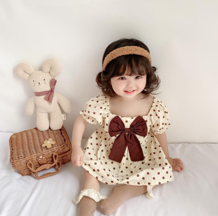 超人気　夏★半袖ドレス★赤ちゃん 夏服★ファッション赤ちゃんドレス★66-100