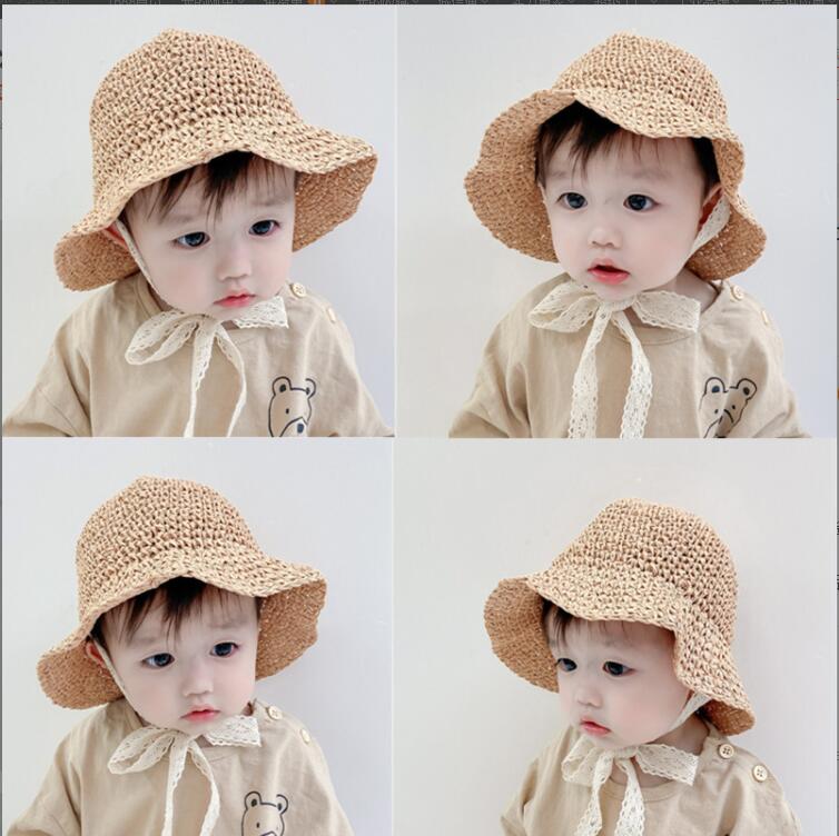 子供，麦わら帽子、2022夏新作薄くて通気性ハット、ビーチサンハット，日よけ帽，紫外線対策★UV