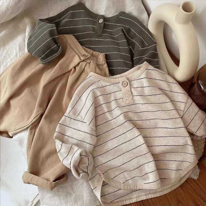 子供服春夏服★女の子長袖Tシャツ★ファッションTシャツ子供服★韓国風子供春服★80-130