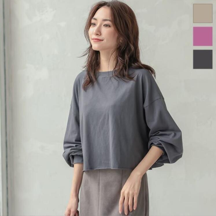 韓国風　レディース　長袖Tシャツ　新しい春，気質，ファッションTシャツ　★F