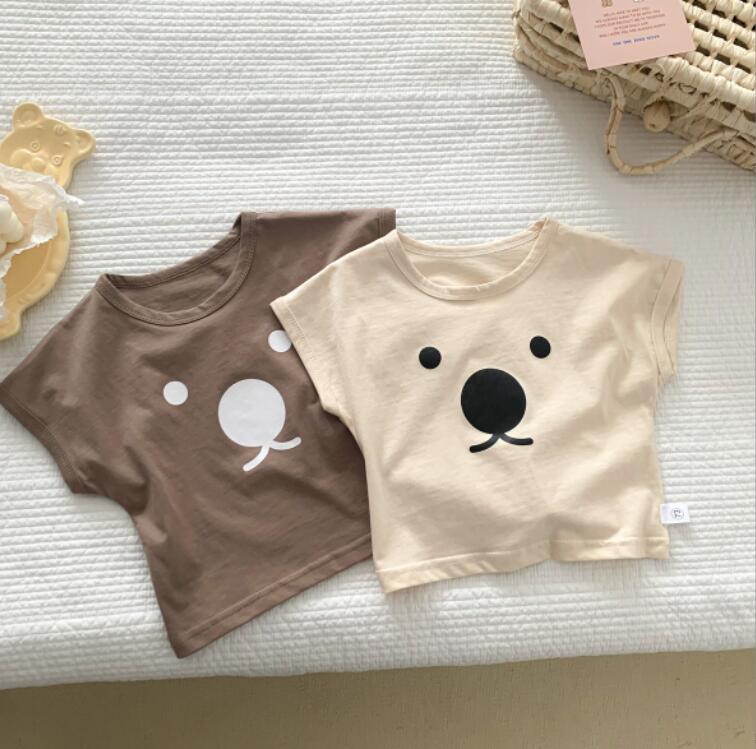 子供服夏服★赤ちゃん半袖Tシャツ★ファッションTシャツ子供服★韓国風子供夏服★73-100