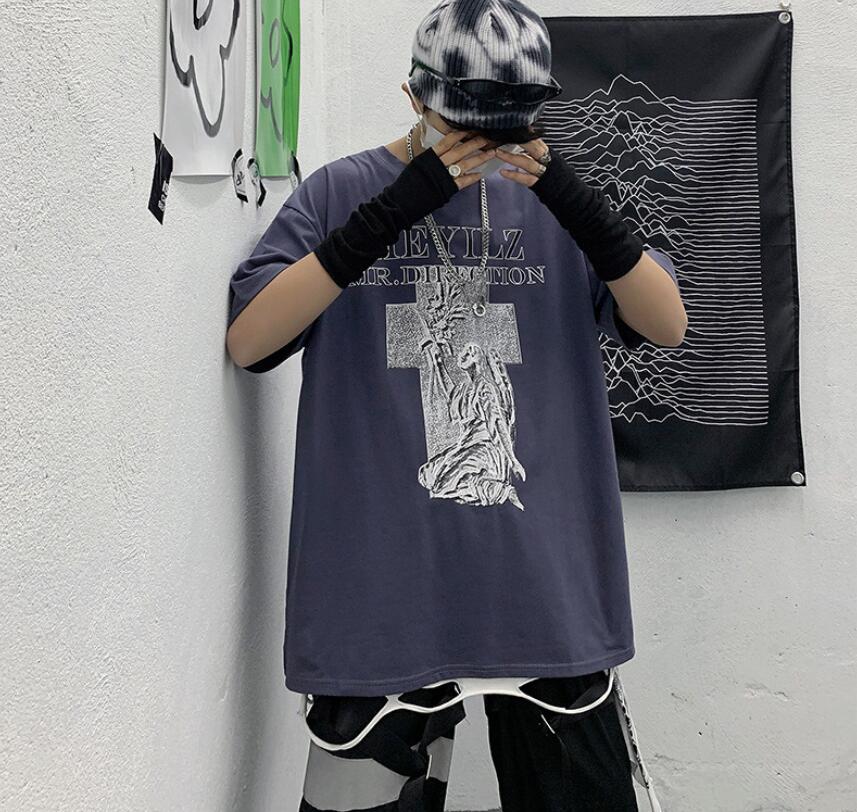 韓国風  Tシャツ　半袖Tシャツ　夏の新しい　スポーツウェア　ファッションTシャツ★M-2X