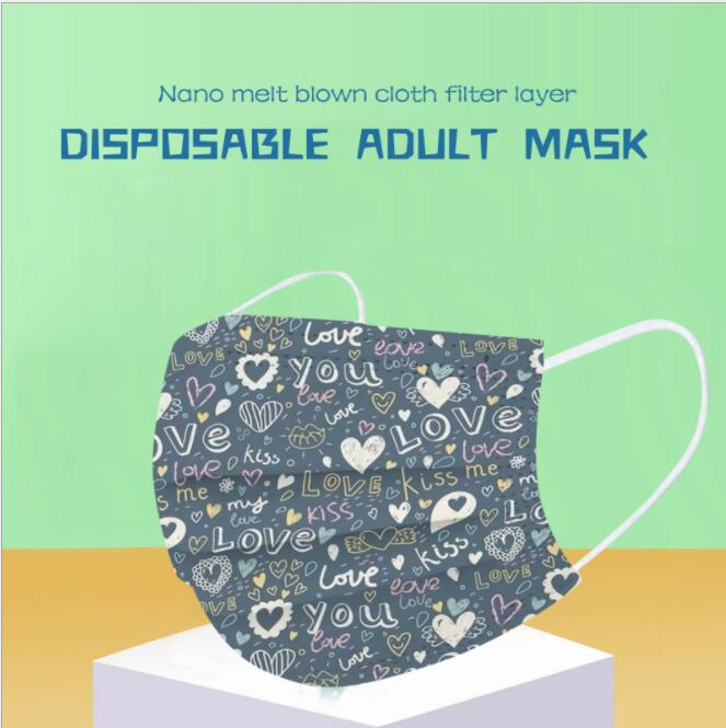 不織布マスク 大人マスク　男女兼用マスク 　親子使い捨てマスク3層保護 春夏マスク