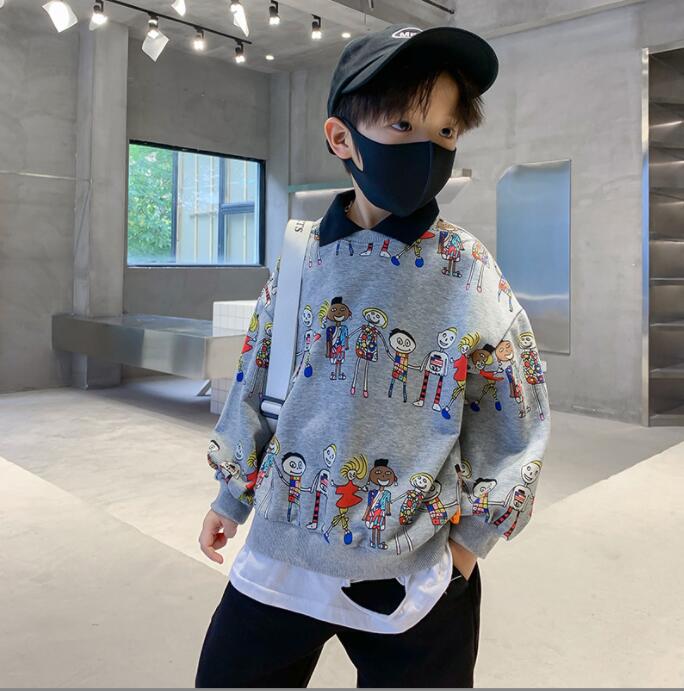 子供服春秋服★男の子パーカー★ファッションパーカー子供春服★潮流子供春服★110-170