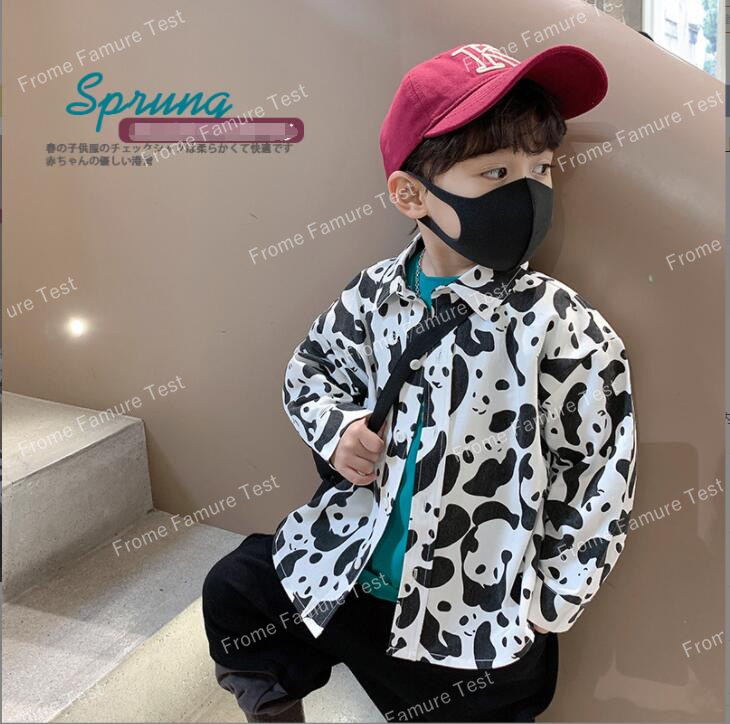 子供服春秋服★男の子シャツコート★ファッションシャツコート子供春服★潮流子供春服★80-140