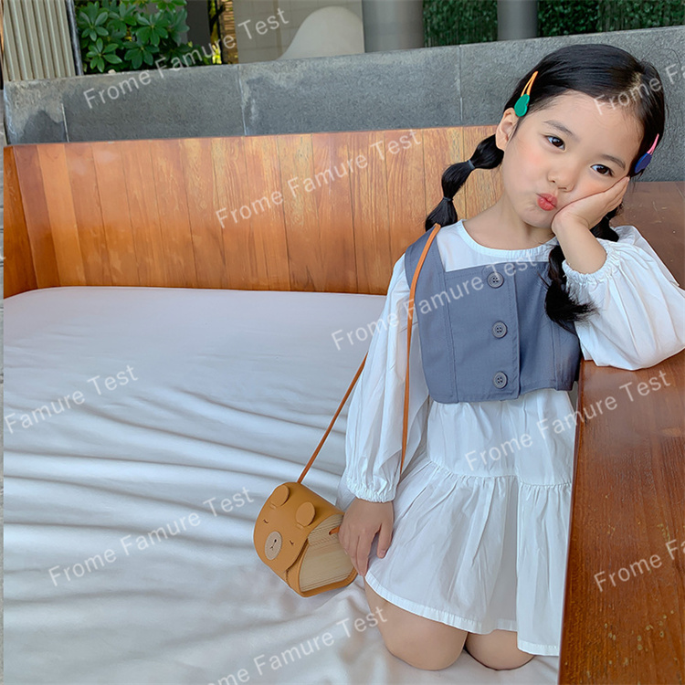 スカート　子供長袖　トップス　ドレス　子供服　春着　子供ドレス