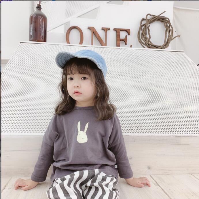 子供服春秋服★女の子Tシャツ★ファッションTシャツ子供春服★韓国風子供春服★80-130