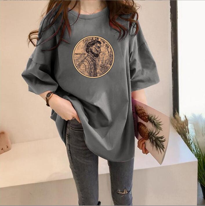 韓国風　レディース　半袖Tシャツ　夏新作　ファッションTシャツトップス　★M-2XL