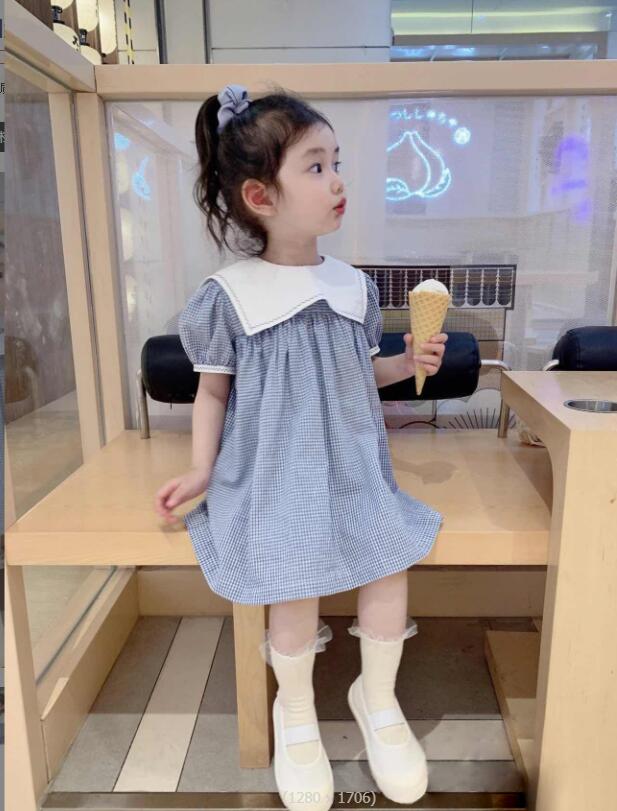 子供服夏服★女の子半袖ドレス★ファッションドレス子供夏服★韓国風子供夏服★90-140