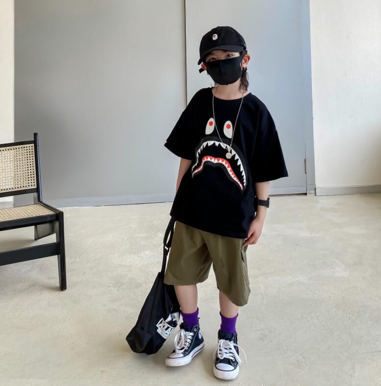 子供服夏服★男の子半袖Tシャツ★ファッションTシャツ子供夏服★韓国風子★100-170