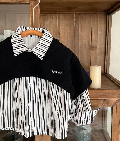 子供用アパレル　トップス　Tシャツ　ブラウス　2点セット　90-140