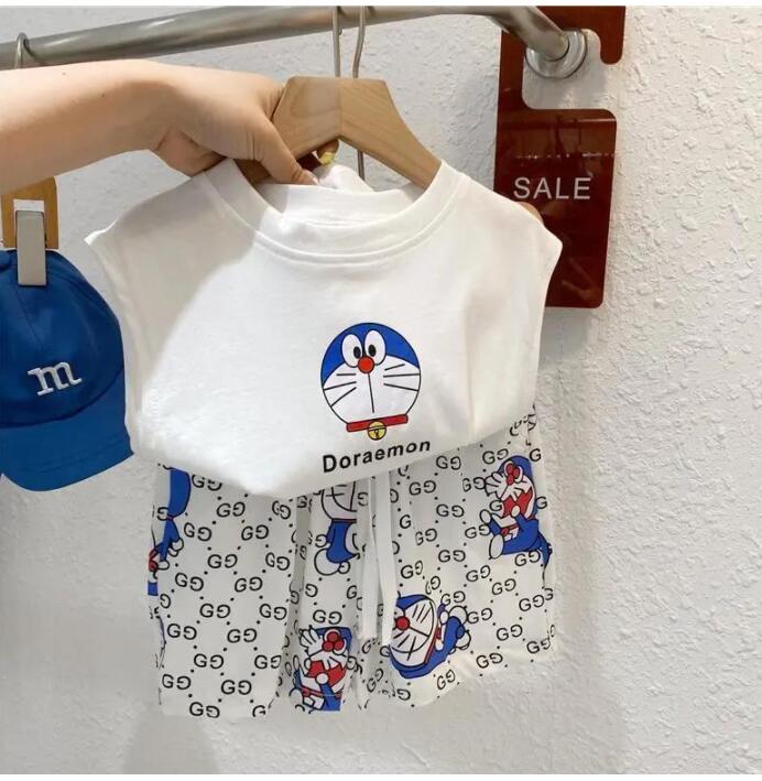 子供服夏服★男の子Tシャツ+パンツ★ファッション2点セット★韓国風子供夏服★80-120