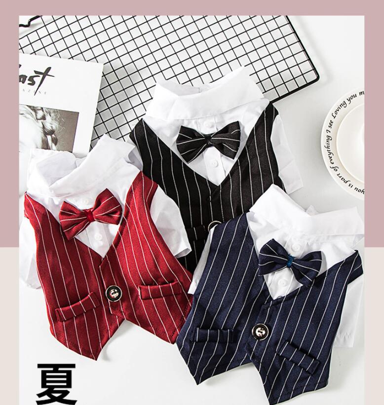 夏小型犬服　超可愛いペット服　犬服　猫服　犬用　ペット用品　ネコ雑貨　ペット雑貨